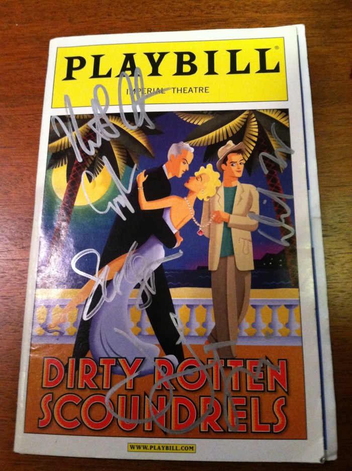 Dirty Rotten Scoundrels - Playbill