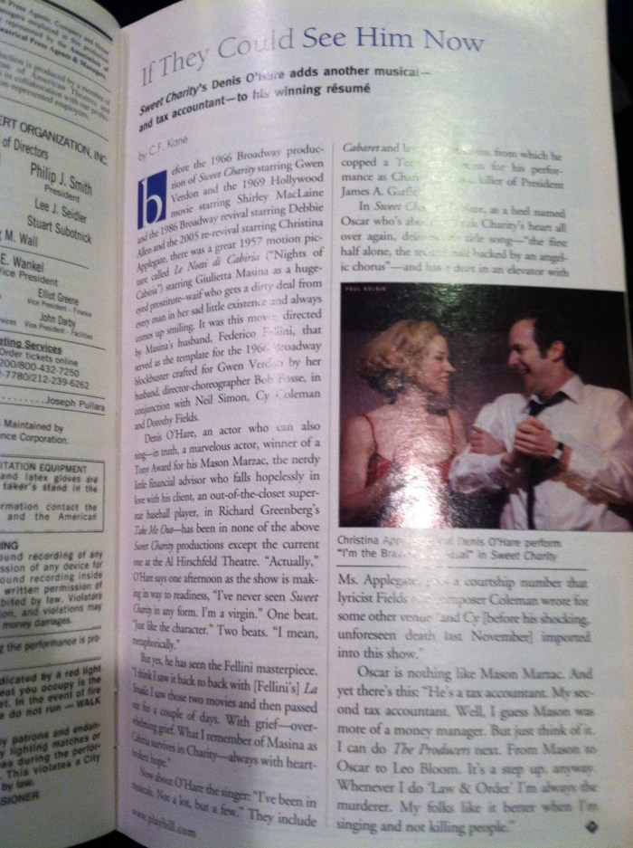Dirty Rotten Scoundrels - Inside the Playbill 2