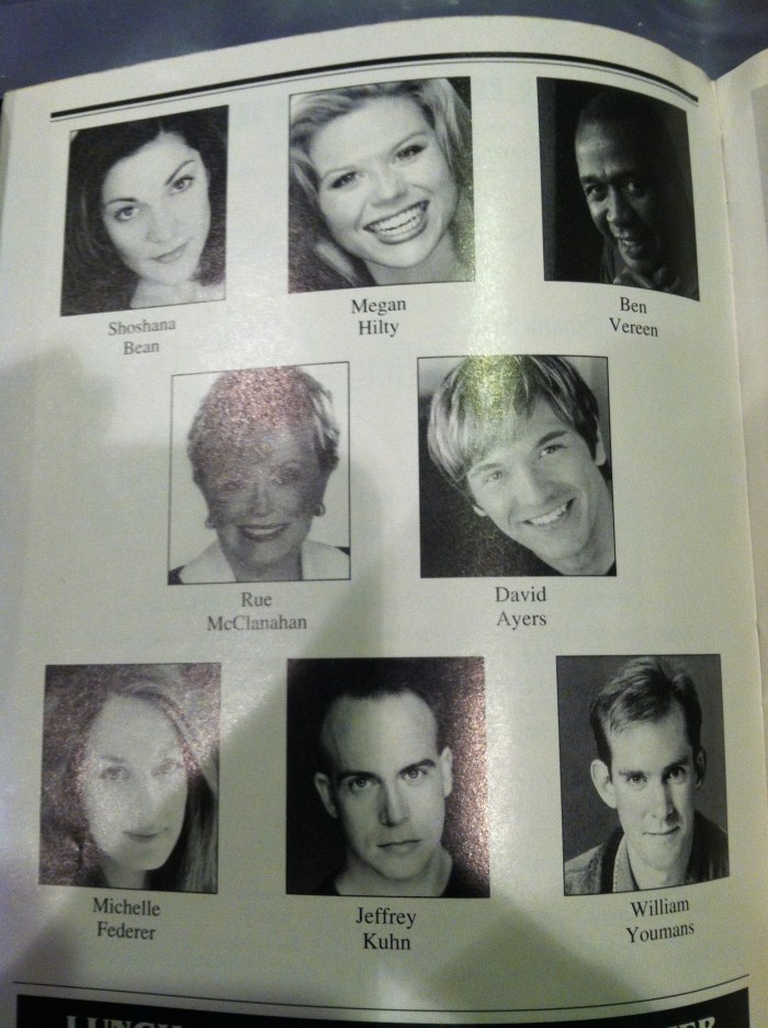 Wicked Playbill - Cast
