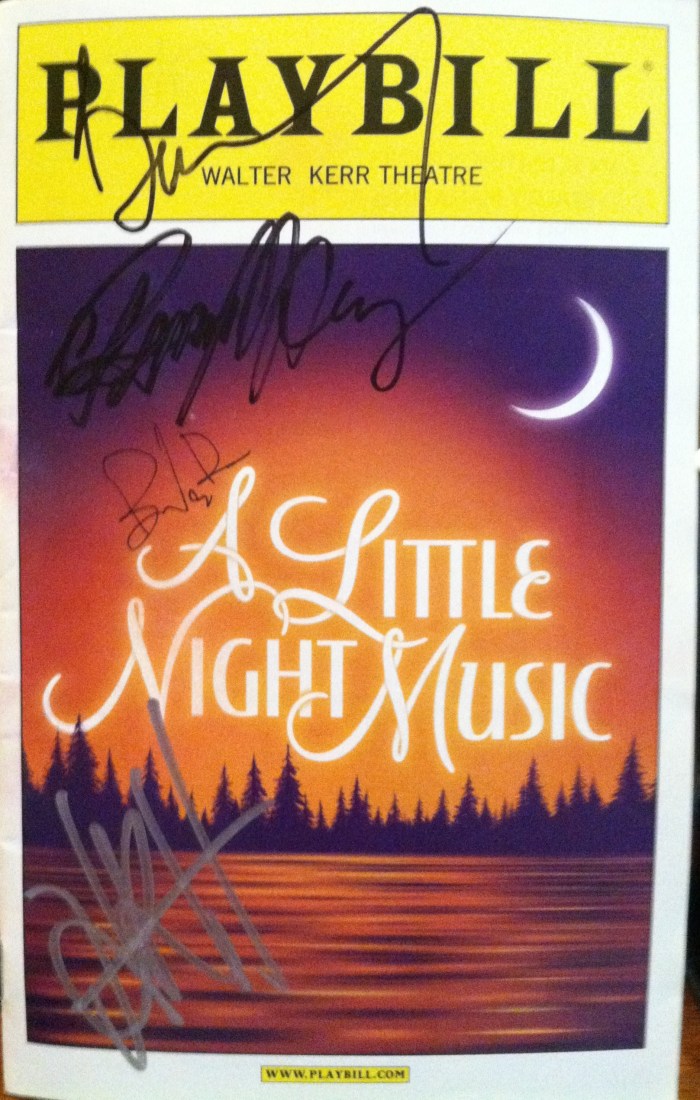 A Little Night Music - Playbill Cover