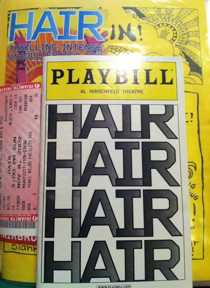 Hair - 2009 Revival - Playbill